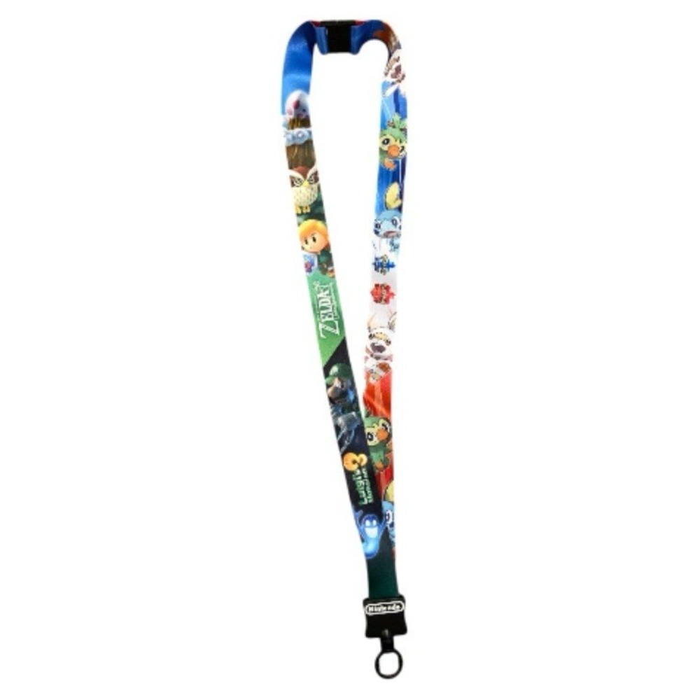 Nintendo Switch Lanyard Zelda Pokémon Luigi's Mansion 3, Red Switch Logo